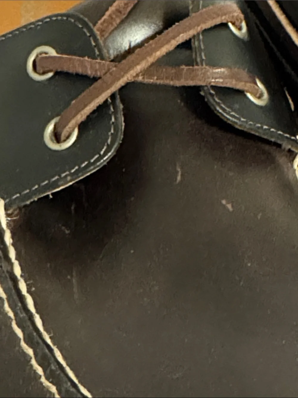 Rockport Dark Brown Leather Men's Boat Shoes - Size 12 - Perth